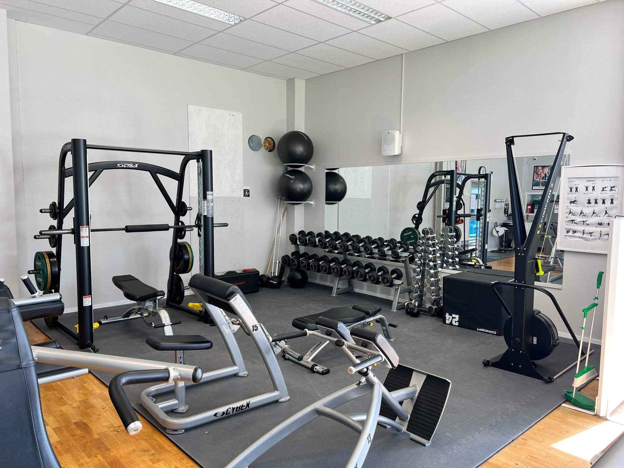 avanti sports club gym i hofors inuti