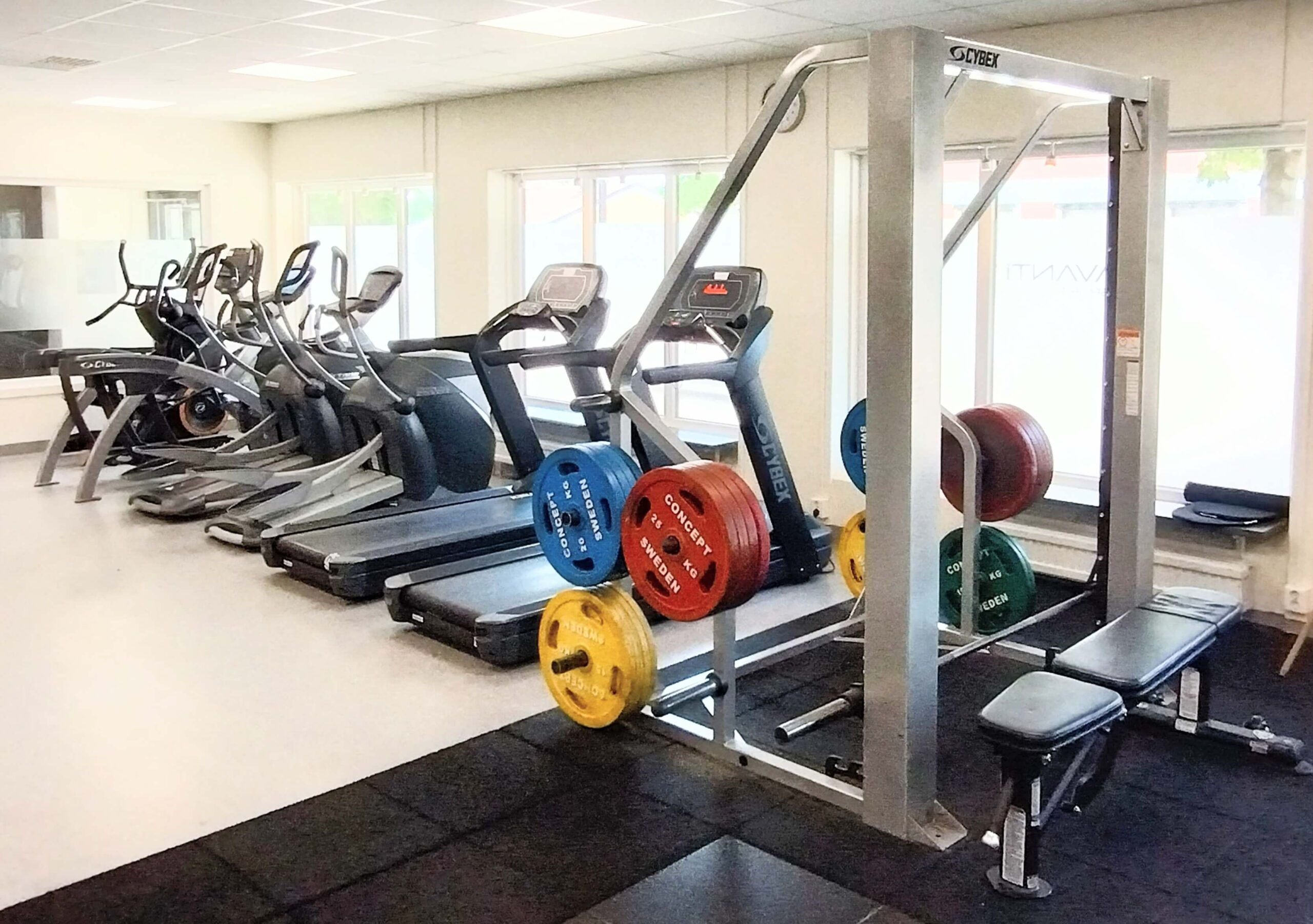 gym i borensberg konditionsavdelning