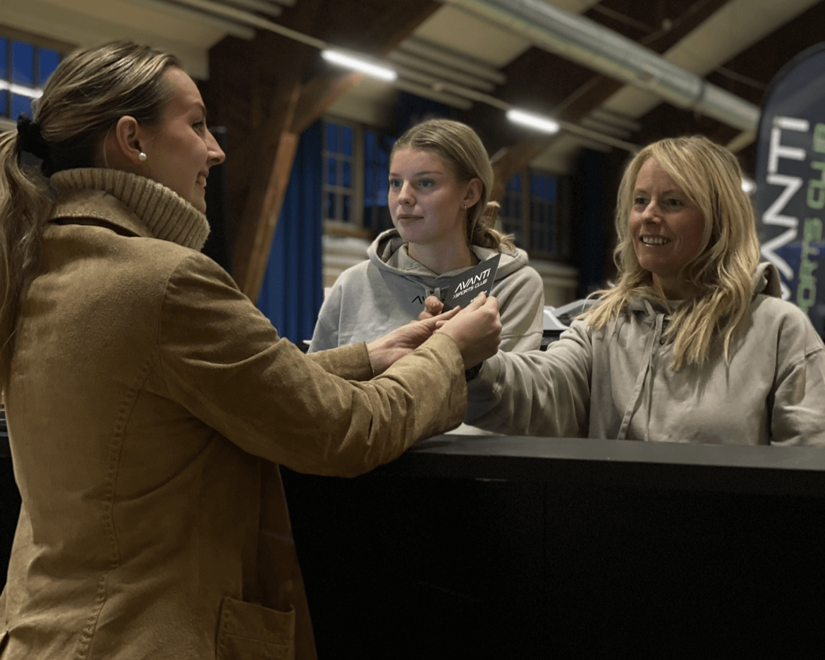 receptionen på gymmet i falun